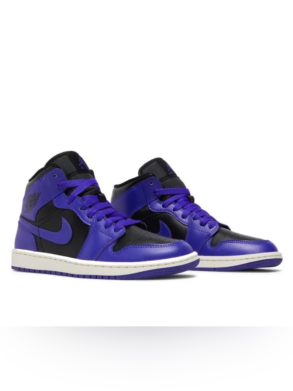 Nike Women's Air Jordan 1 Mid "Purple and Black"